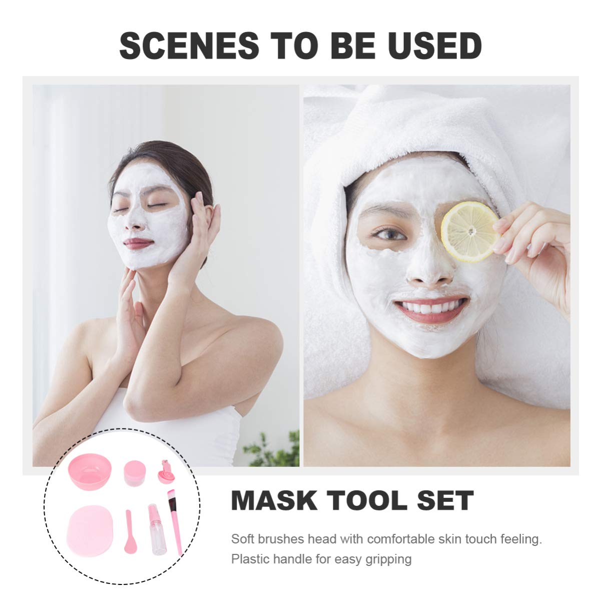 Beaupretty 10-in-1 Facial Mask Tool Kit - Professional Skincare Tools for Face Mask Application, Removal & Massage - Perfect for Spa, Home Beauty Routine & Self-Care Days