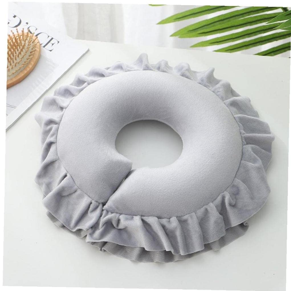 **Spa Face Massage Pillow with Removable Cover & Zipper - Soft Cushion for Relaxation, Skincare & Travel Comfort**