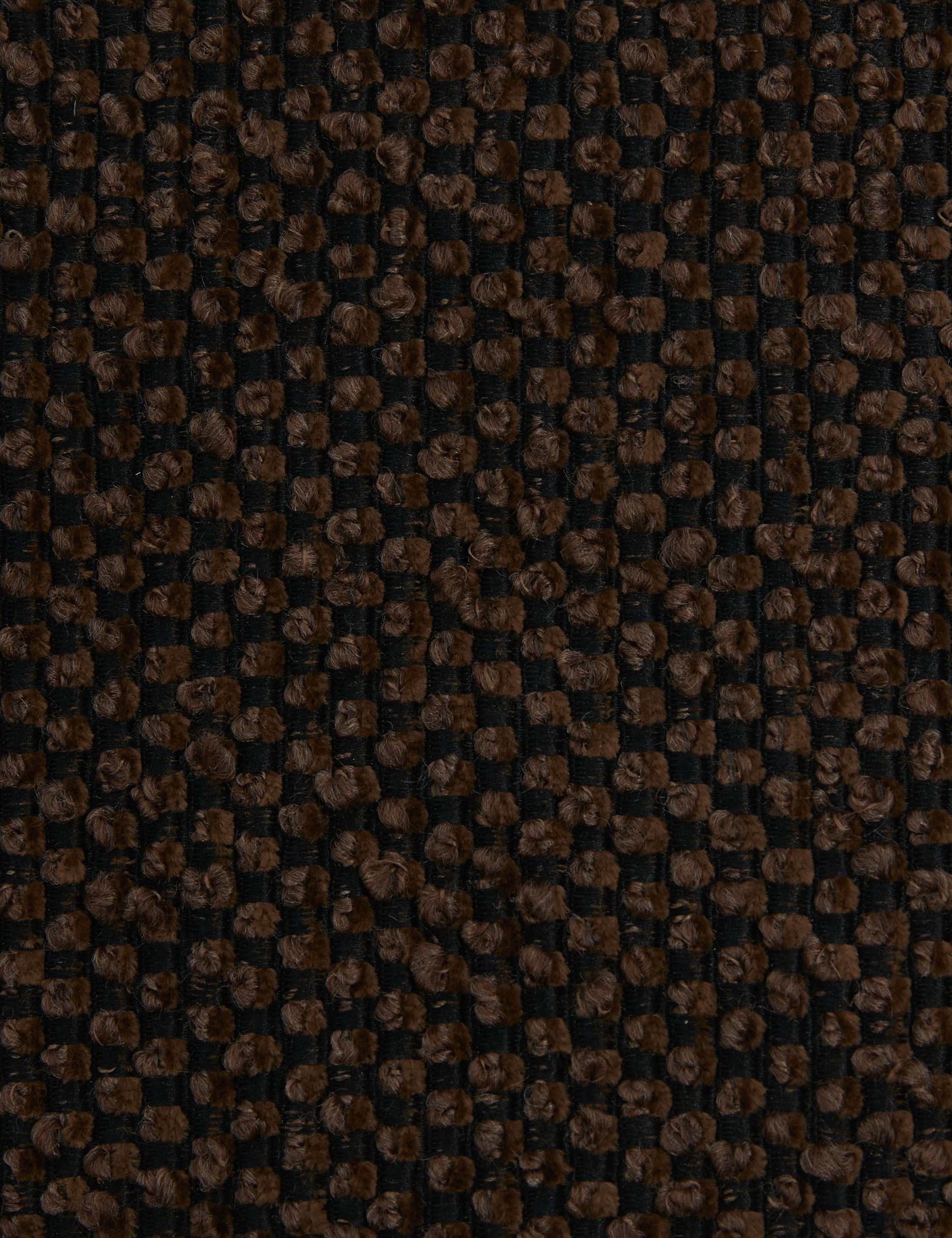 Brown Woven Basket with Boucle Fabric - Stylish Storage for Home Decor, Organizing Blankets, Toys, or Laundry | Perfect for Living Room, Bedroom, or Nursery