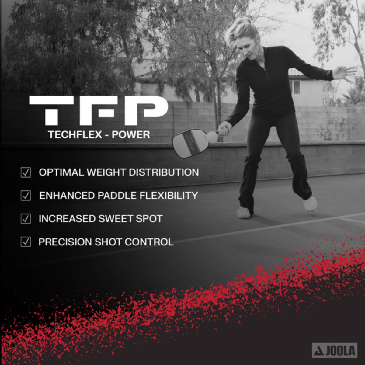 JOOLA Steffi Graf Pro Demo Rental - Professional Table Tennis Paddle for Training & Practice - Perfect for Clubs, Coaches & Players