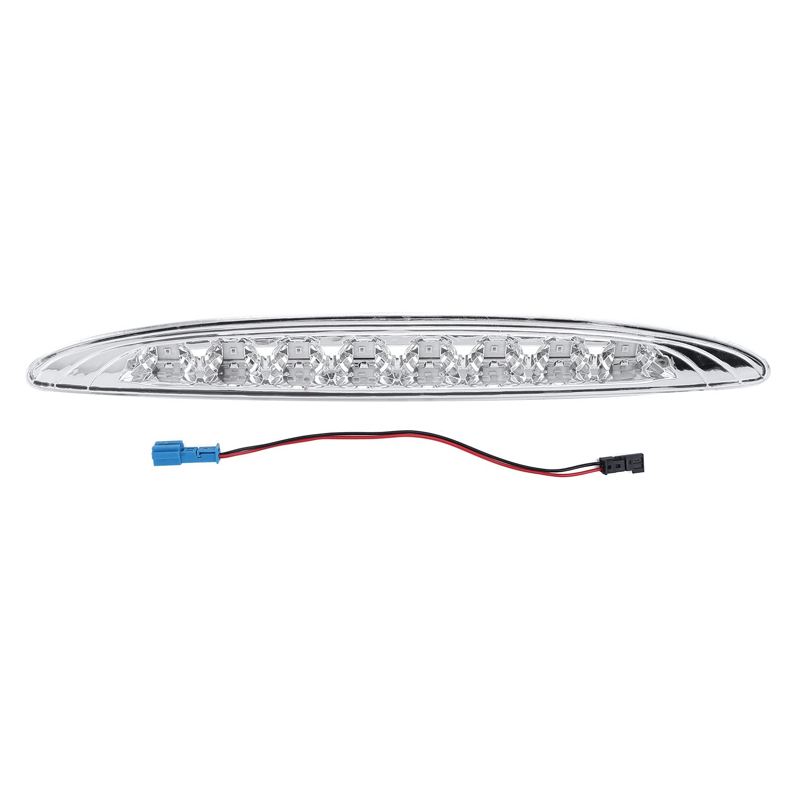 8 LED High Mount Third Brake Light Replacement - Clear Lens Rear Additional Stop Lamp for 2006 Chili Convertible 2-Door | Perfect for Night Driving & Enhanced Safety