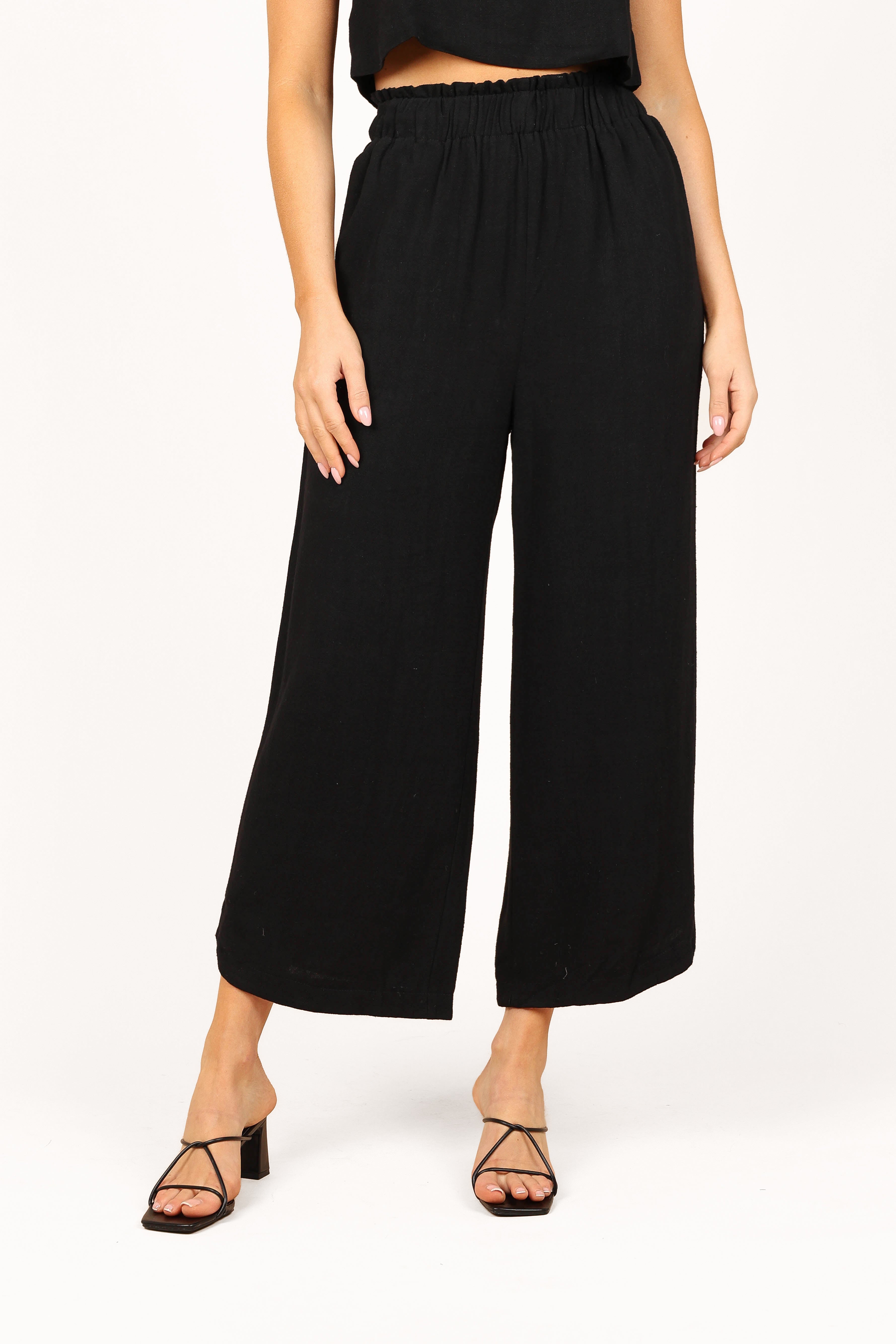 Eleanor High Waisted Pants for Women - Slim Fit Black Work Pants | Office Wear, Business Casual & Professional Outfits