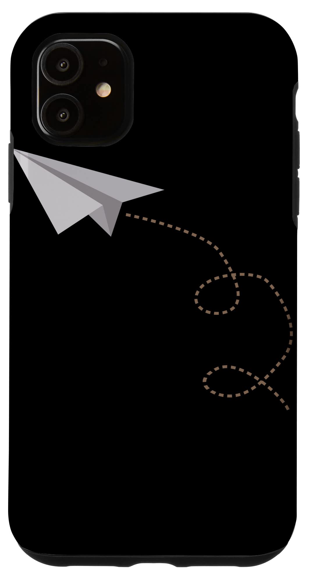 iPhone 11 Case with Paper Airplane Design - Cool Gift for Pilots & Students