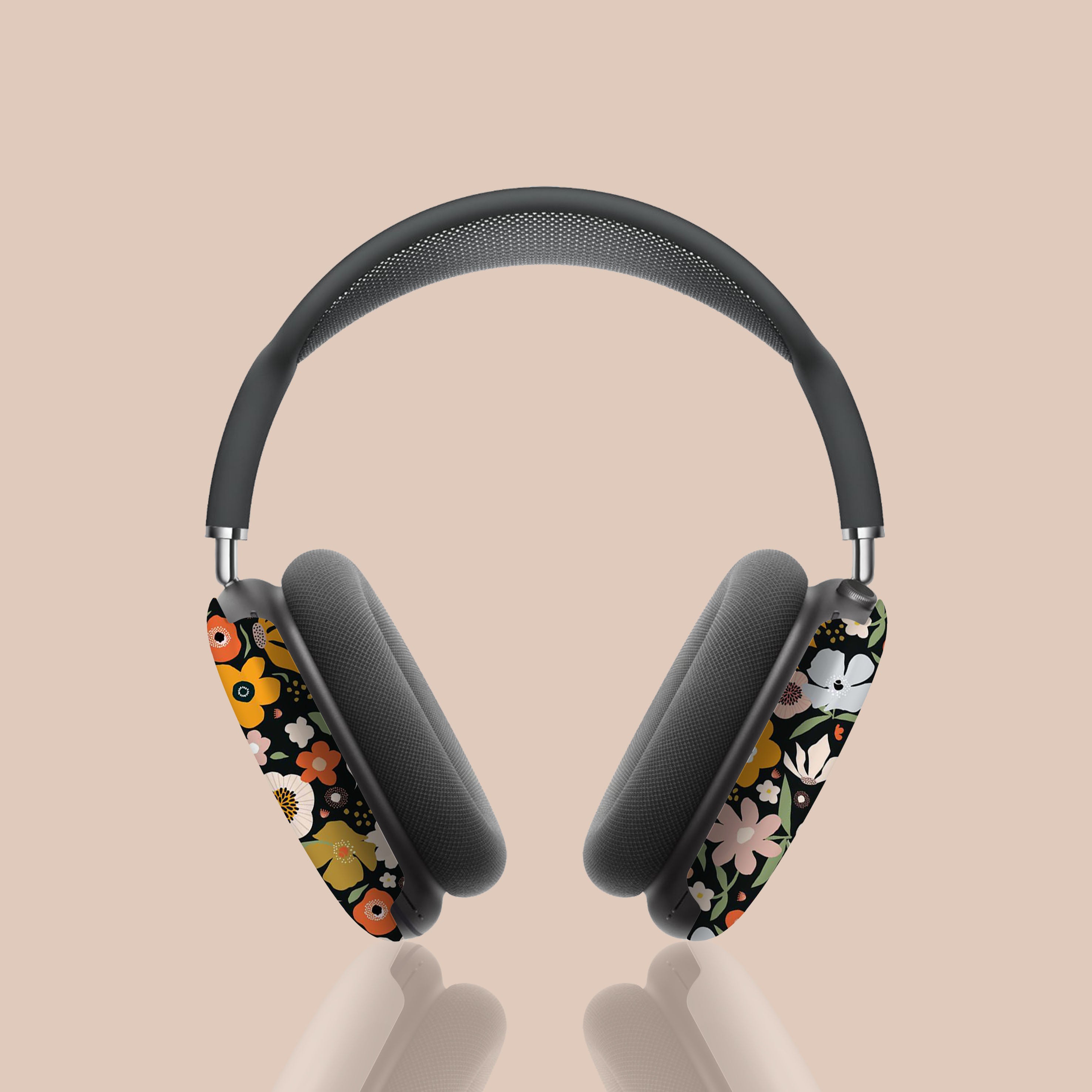 Premium AirPods Max Case - Multi-Color Bouquet Design, Shockproof Protective Cover with Soft Lining - Perfect for Travel, Work & Daily Commute