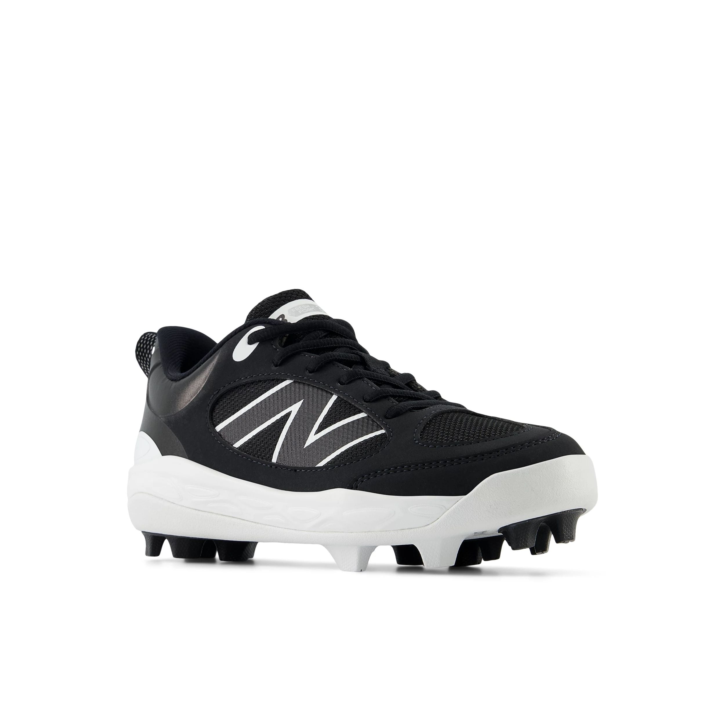 New Balance 3000v7 Black Youth Baseball Cleats - Lightweight Molded Cleats for Kids & Youth Baseball Players - Perfect for Little League Games & Field Training
