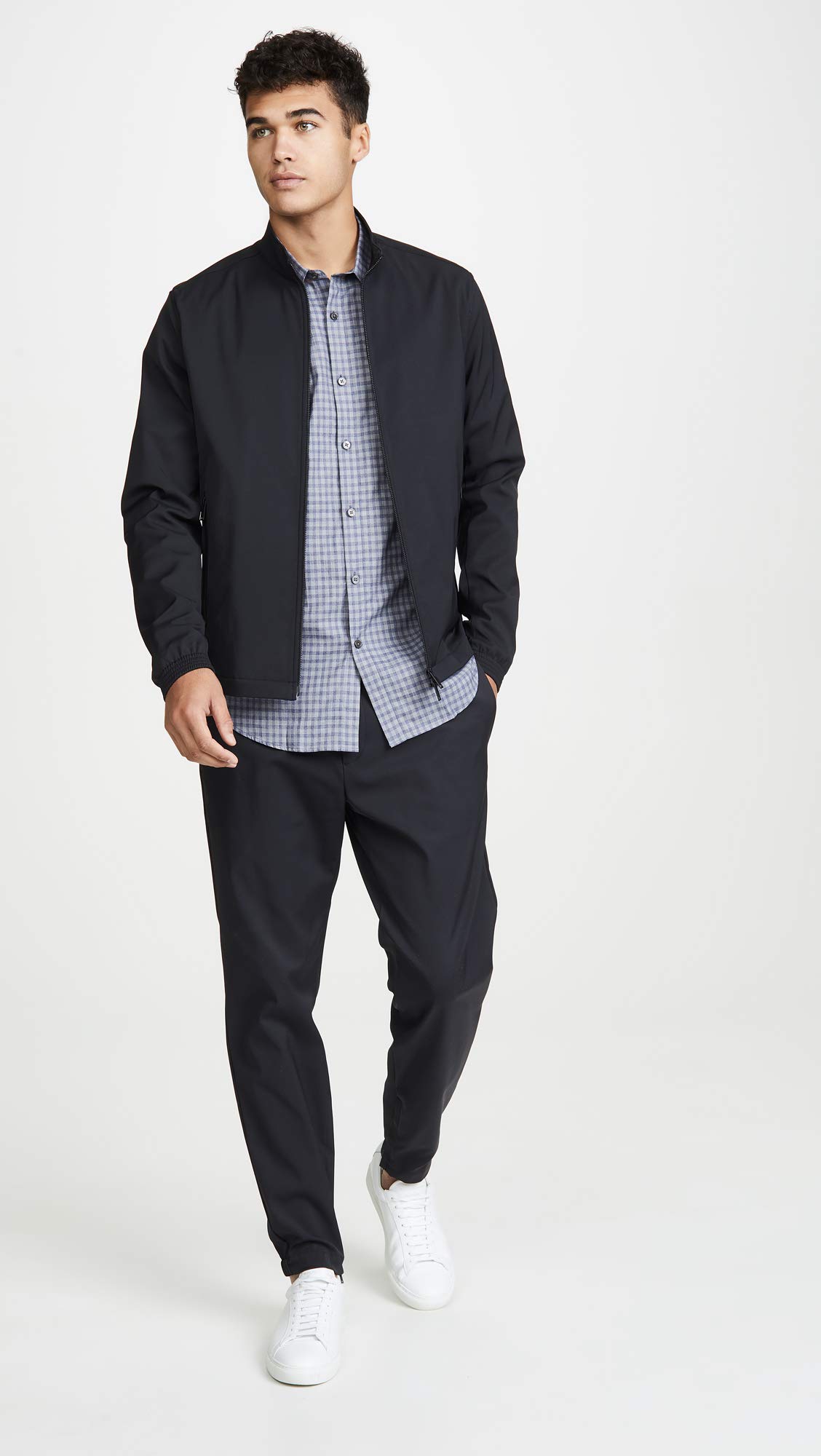 Theory Men's Terrance Neoteric Tapered Dress Pants - Slim Fit Office Trousers for Business Casual & Formal Wear