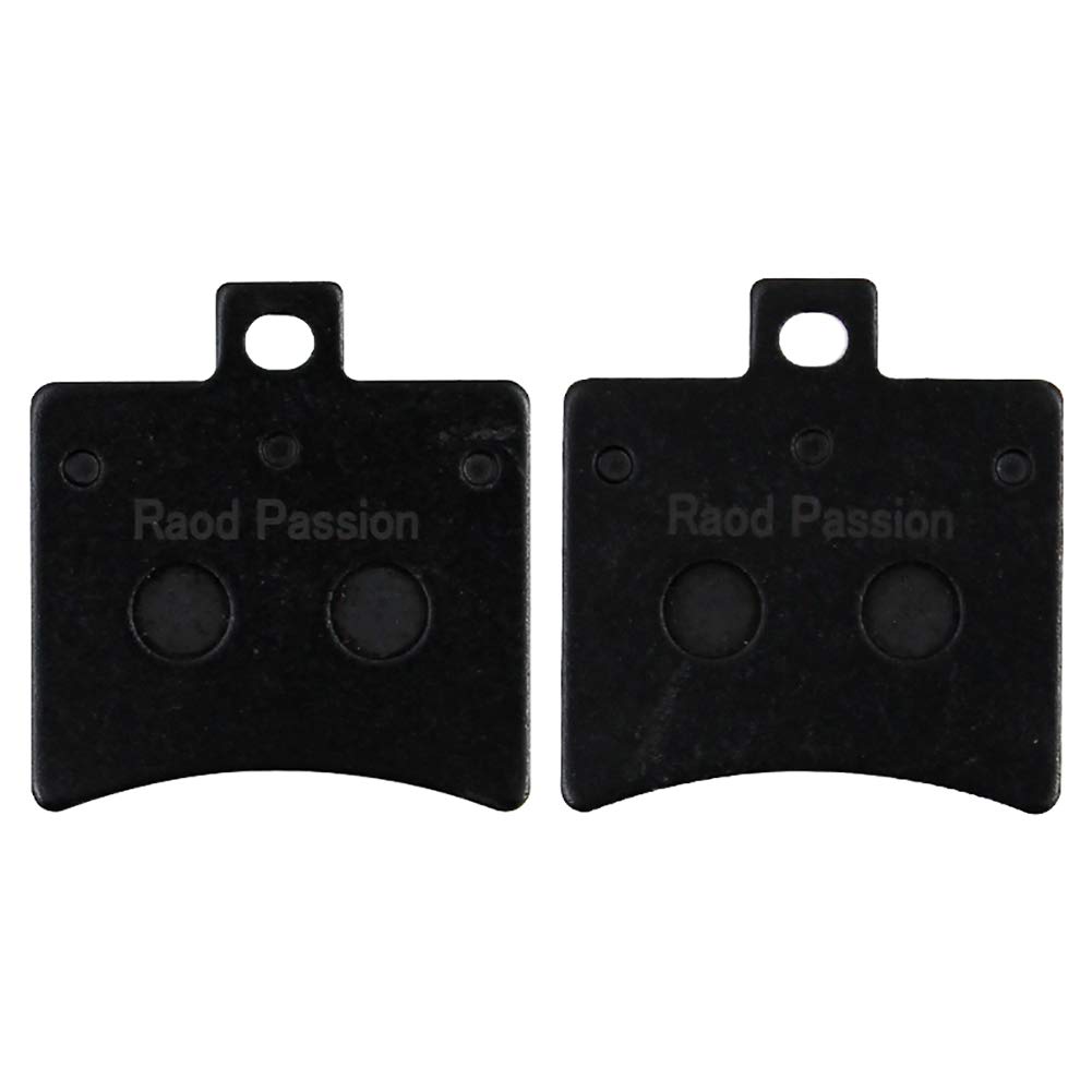 Road Passion Brake Pads for MALAGUTI Madison T125/150/R180/S250 99-03, Madison 125-3 06-09, F18 Warrior 125/150 00-03 - High-Performance Motorcycle Brake Pads for Smooth & Safe Riding - Perfect for City Commuting & Off-Road Adventures
