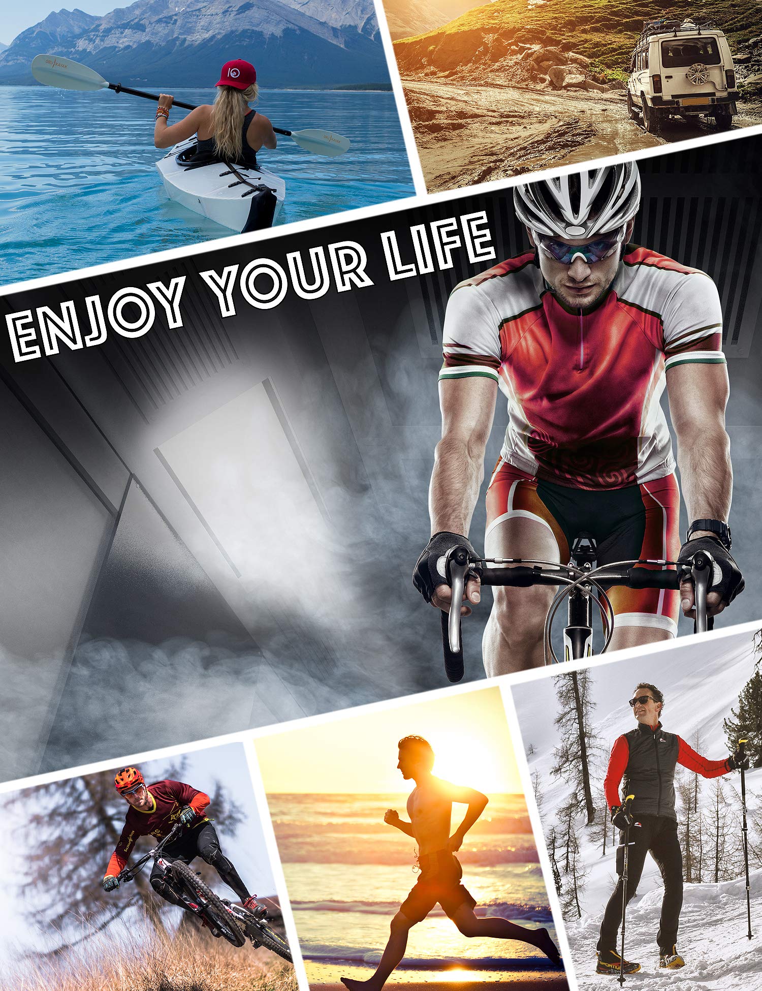 Polarized Sports Sunglasses for Men & Women - UV Protection, Lightweight & Shatterproof - Perfect for Baseball, Running, Cycling, Fishing, Driving, Golf, Softball & Hiking - Ideal for Outdoor Activities & Adventure Sports
