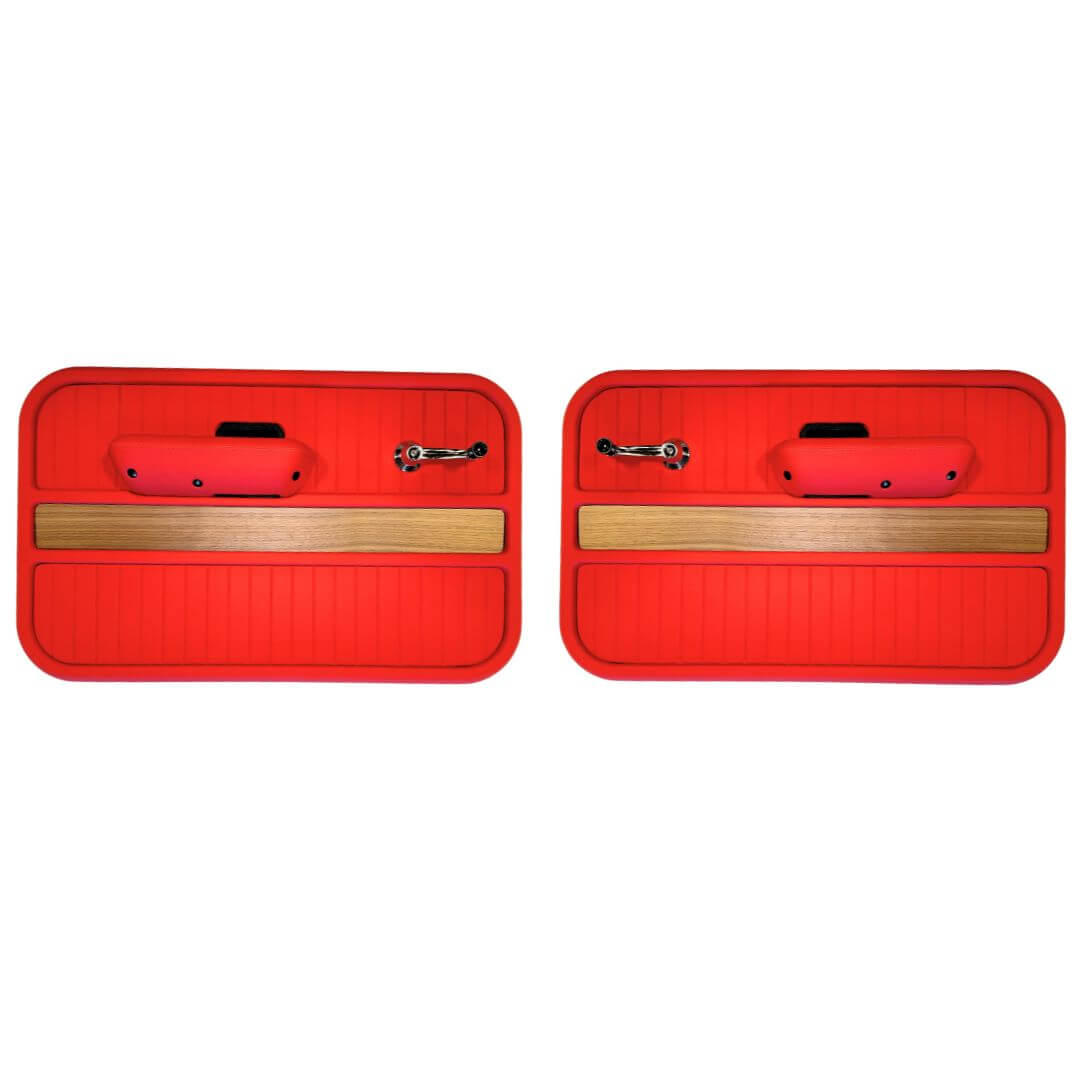 Custom Upholstered Door Panels for 1967 Ford Mustang | Premium Interior Upgrade | Perfect for Classic Car Restoration & Customization Projects