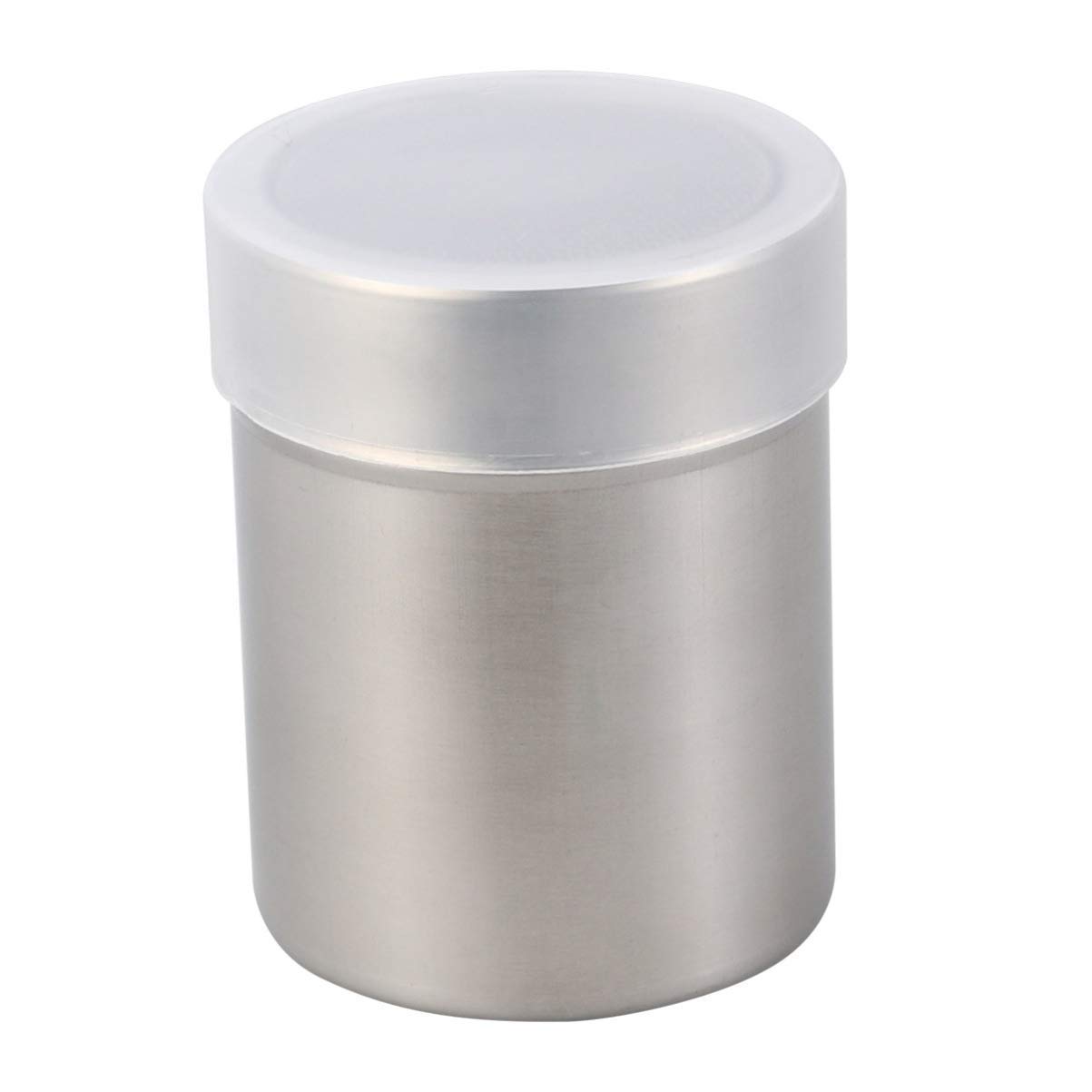 2-Piece Stainless Steel Salt and Pepper Shakers Set - Spice Jars, Condiment Pots, Seasoning Shakers for BBQ, Restaurant & Home Kitchen (6x7.5cm) - Perfect for Dining Table, Camping & Outdoor Cooking