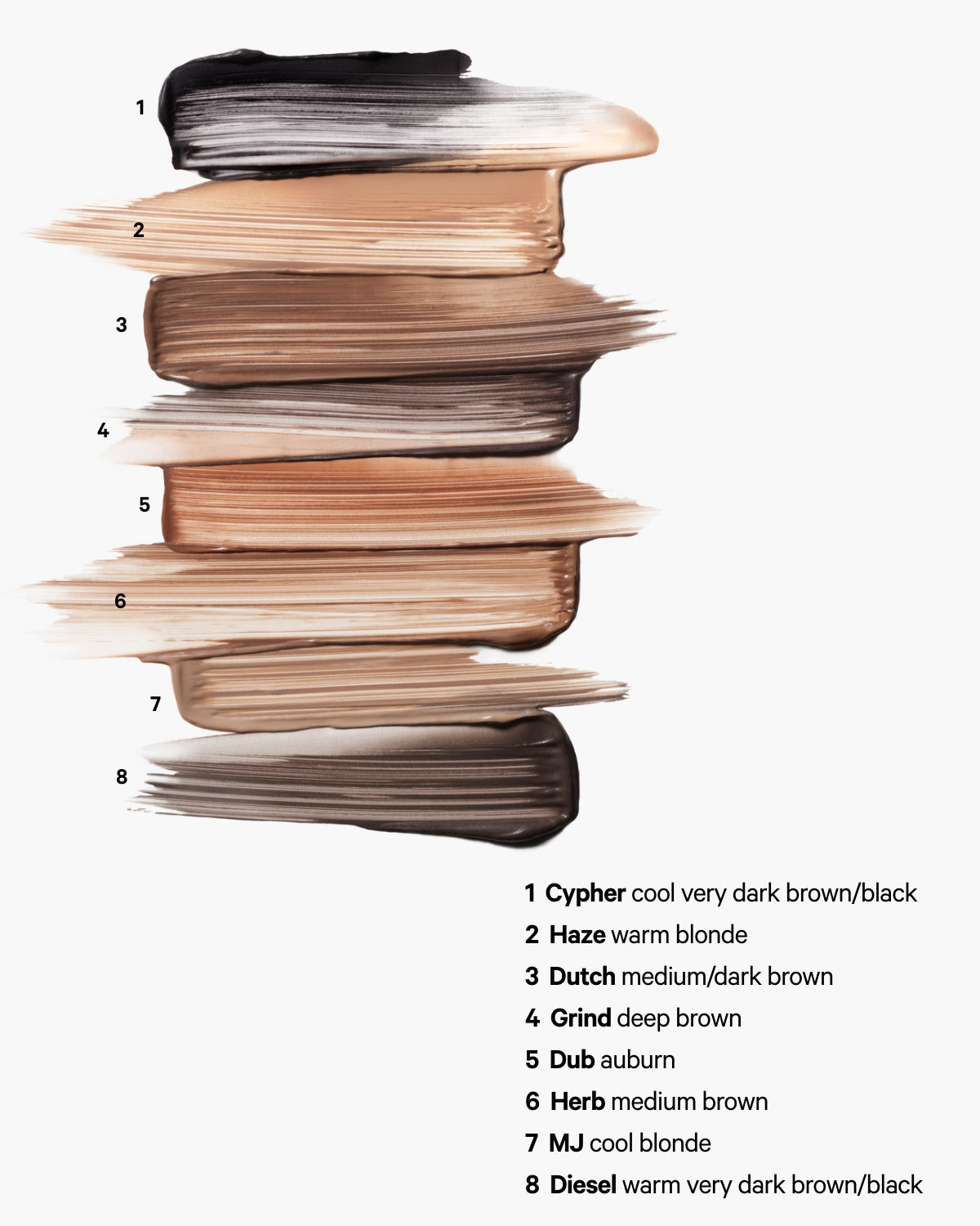 KUSH Fiber Brow Gel - Volumizing & Lengthening Eyebrow Gel for Natural Full Brows | Waterproof & Smudge-Proof | Perfect for Everyday Makeup & Special Occasions
