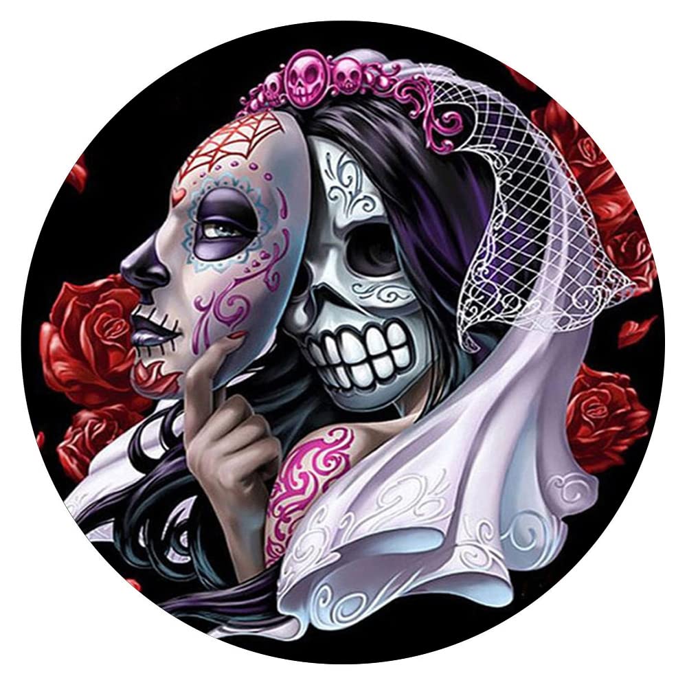 500-Piece Round Wooden Jigsaw Puzzle - Character Series & Girl Aesthetic Design, Valentine's Day Gift for Couples, Stress Relief & Educational Toy for Adults & Kids - Perfect for Family Game Nights, Romantic Gifts & Home Decor