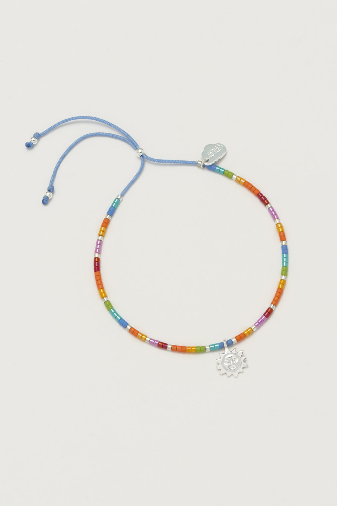 Beaded Rainbow Sun Charm Louise Bracelet - Handmade Bohemian Beaded Bracelet for Women - Perfect for Summer Festivals, Beach Parties & Boho Fashion Accessories
