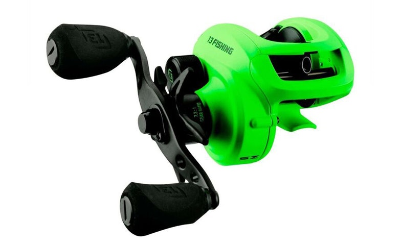 13 Fishing Inception SZ 7.3:1 Right Hand Baitcast Fishing Reel - High Speed Saltwater & Freshwater Fishing Gear for Bass, Walleye, and Pike