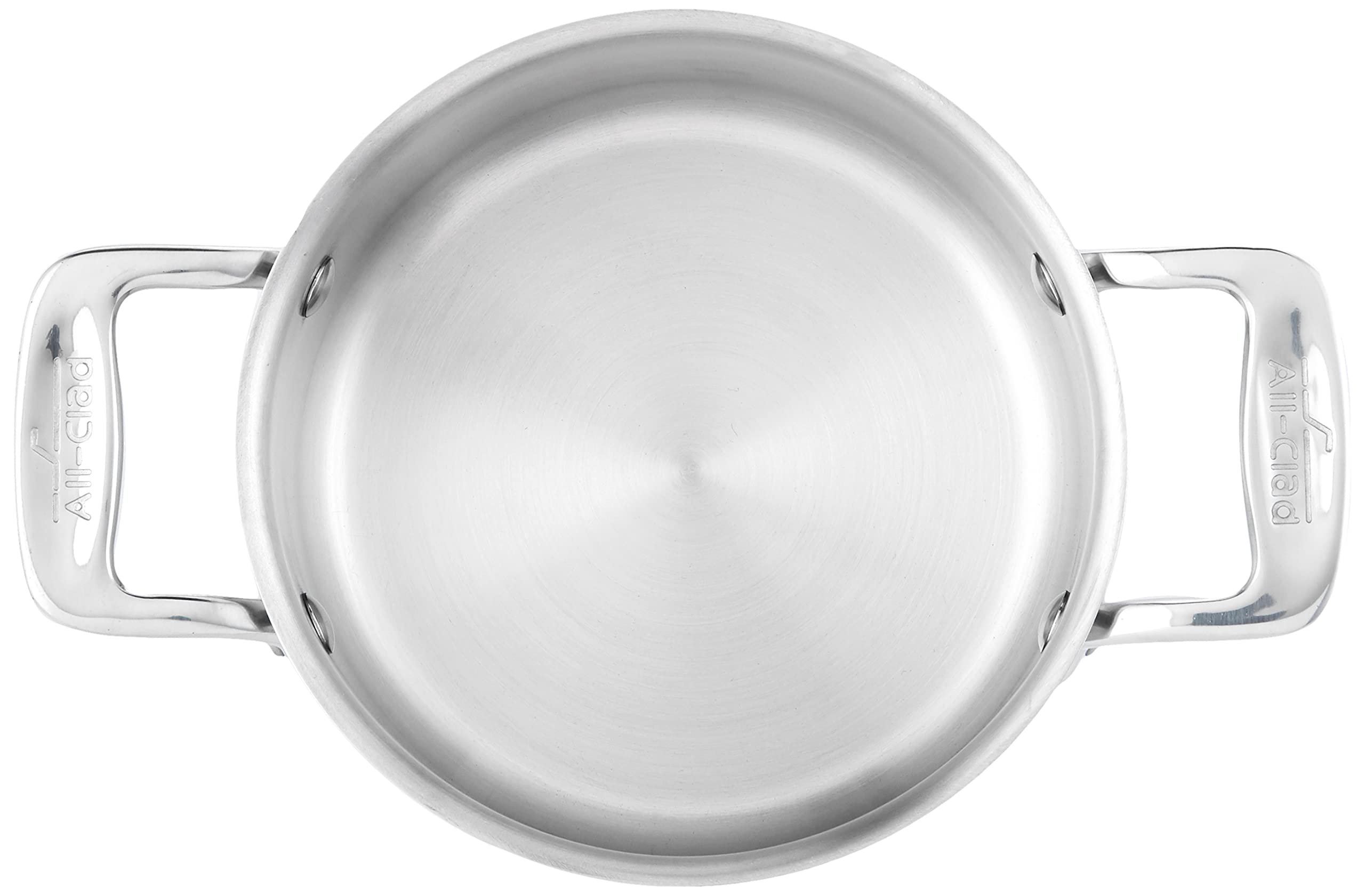 All-Clad Stainless Steel 2-Piece Ramekin Set with Lid - Oven & Broiler Safe Up to 600°F - Versatile Cookware for Baking, Soufflés & Meal Prep - Silver