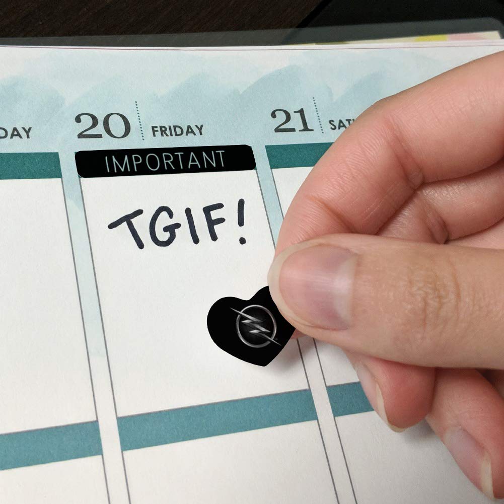 The Flash TV Series Zoom Logo Planner Calendar Stickers - Scrapbooking, Journaling, DIY Craft Supplies for Fans & Collectors - Perfect for Bullet Journals, Planners, and Gift Giving