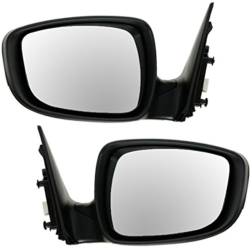 Elantra Sedan Rear View Mirror Set - Power Heated & Manual Folding - Compatible with Hyundai Elantra 11 12 13 Models - Perfect for Winter Driving & Enhanced Visibility
