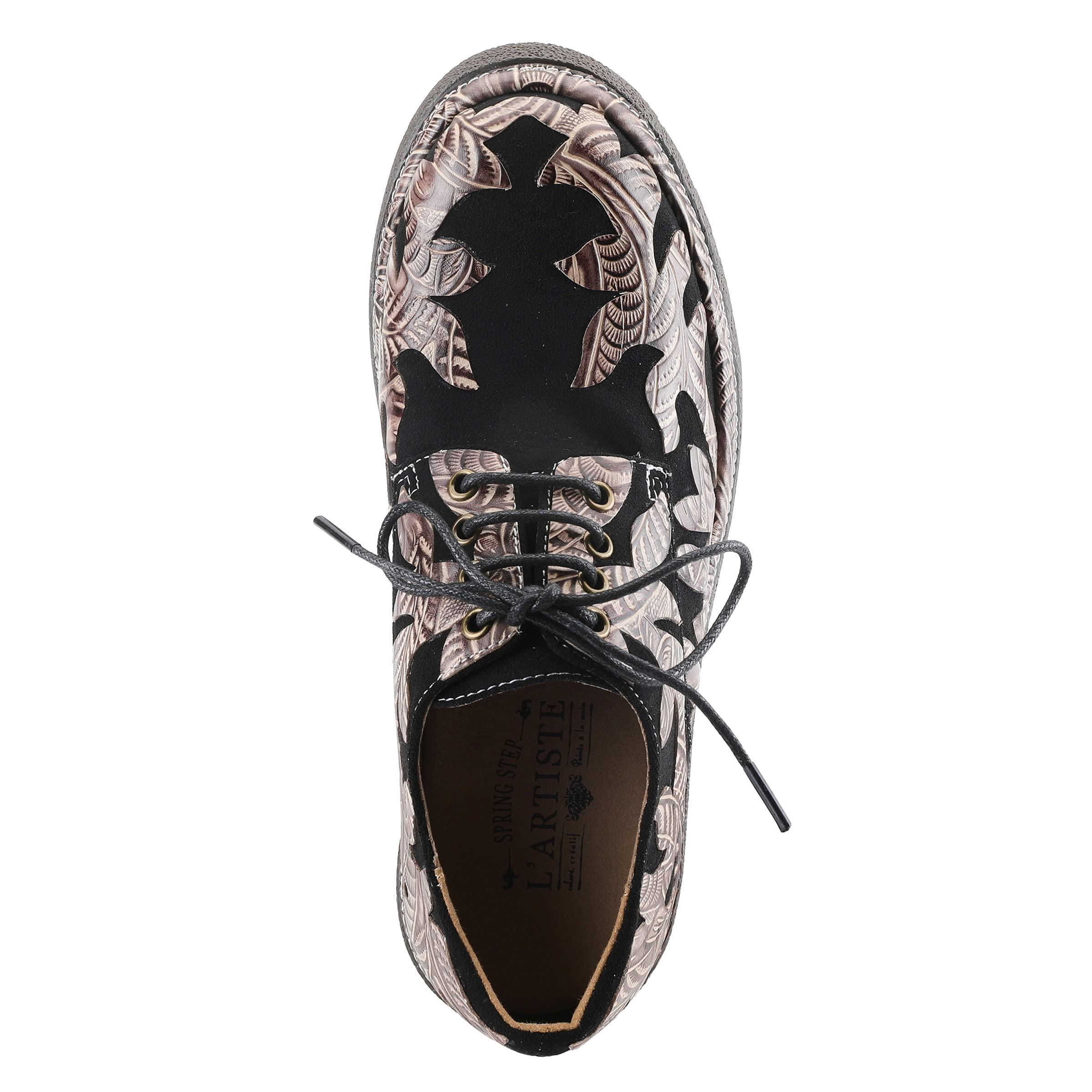 Spring Step L'Artiste Women's Jigsaw Sneakers - Comfortable Casual Walking Shoes for Women | Perfect for Work, Travel & Everyday Wear