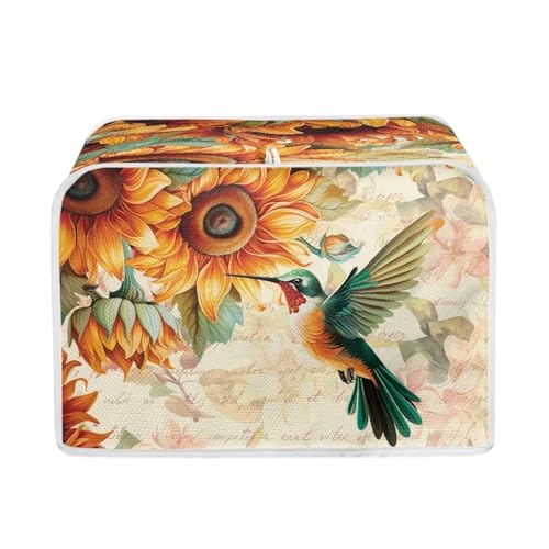 sunflower and bird