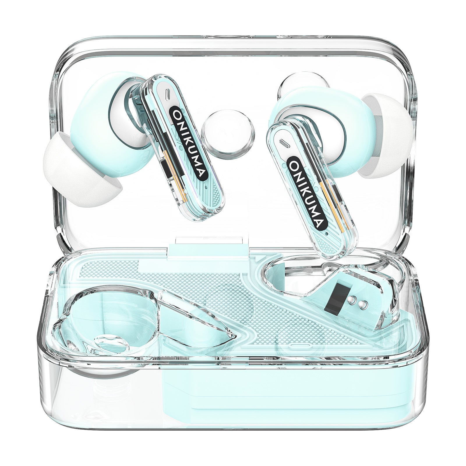 ONIKUMA T5 Wireless Bluetooth Earbuds with Noise Cancellation, Hi-Fi Stereo Sound for Running, Gym, Workout, and Commuting - Perfect for Sports & Travel