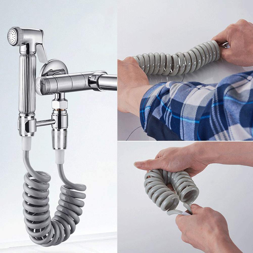 Flexible ABS Telescopic Bidet Sprayer Hose - 78.7 Inch G1/2
