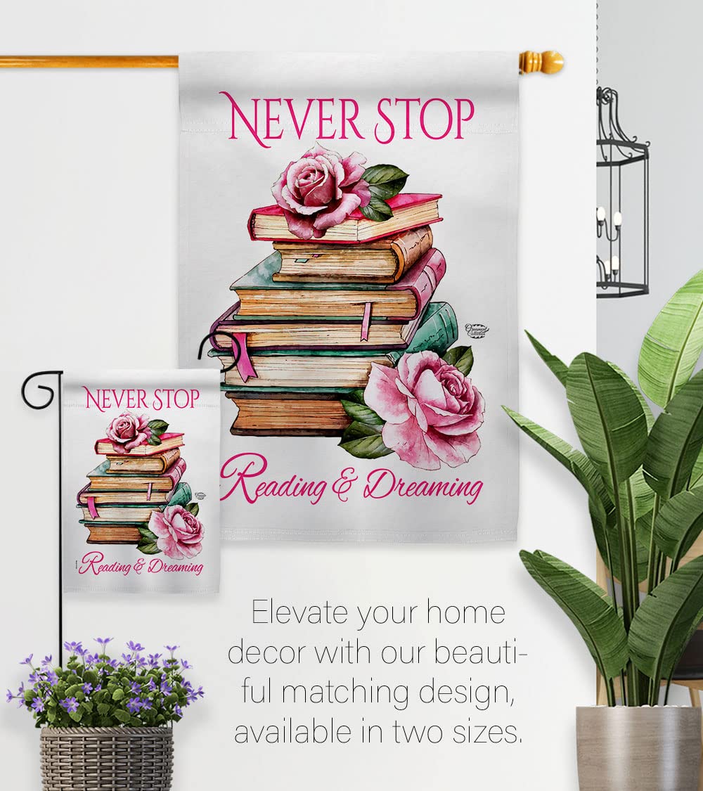 American Made Double-Sided Eagle House Flag - Inspirational Garden & Yard Banner with Positive Messages of Hope, Love & Wisdom | Perfect for Outdoor Decor, Patio Display & Thoughtful Gifting