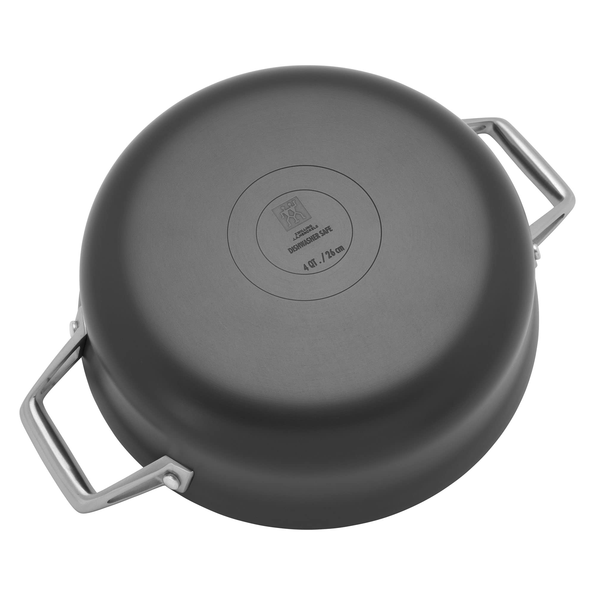ZWILLING Motion Hard Anodized 4-Quart Aluminum Nonstick Chef's Pan - Professional Cookware for Sautéing, Frying & Cooking | Perfect for Home Chefs & Professional Kitchens