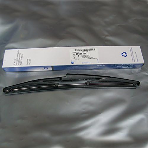 Genuine CHEVROLET OEM 96688389 Rear Wiper Blade - 1-Piece Replacement for 2010-2012 Chevy Spark - Perfect for Rainy Days & Winter Driving
