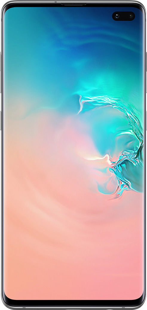 Samsung Galaxy S10 Plus 128GB Prism White Unlocked Smartphone - T-Mobile Compatible | Premium Android Phone for Streaming, Gaming & Productivity