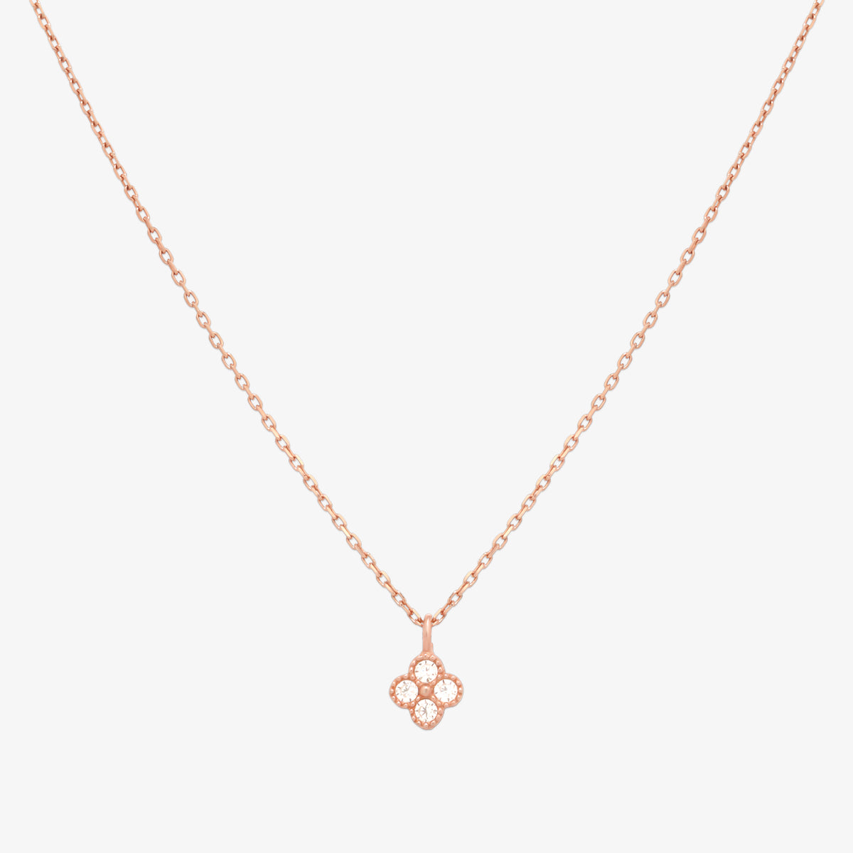 Clover Cubic Zirconia Pendant Necklace for Women - Elegant 925 Sterling Silver Jewelry Gift for Her, Perfect for Valentine's Day, Anniversary & Everyday Wear