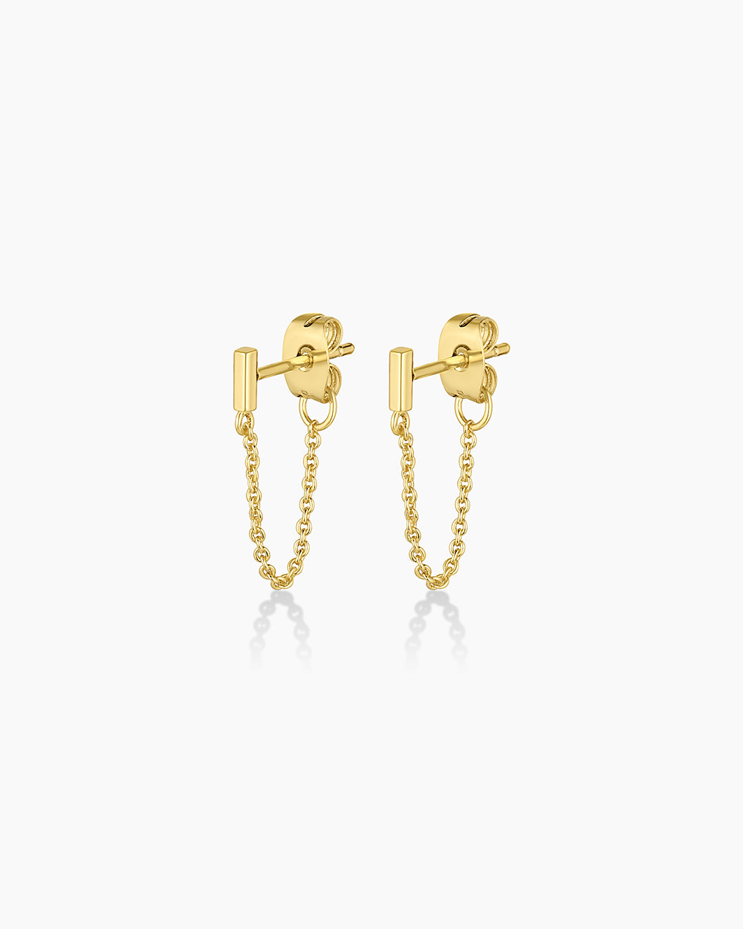Tatum Chain Huggies - Stylish and Comfortable Gold-Plated Necklace for Women | Perfect for Casual Wear, Date Nights, and Special Occasions