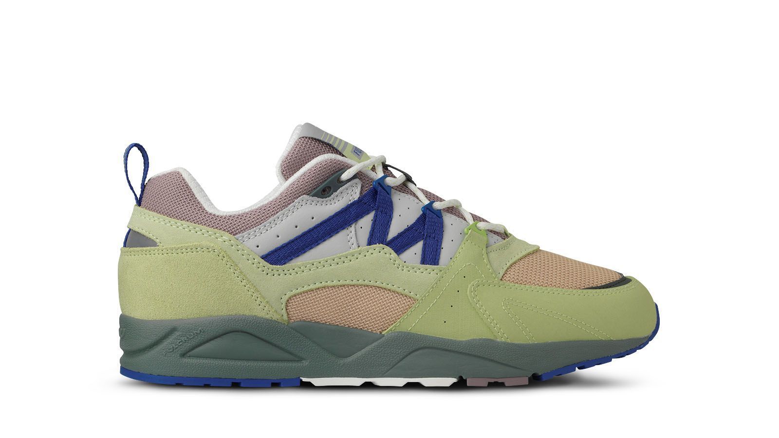 FUSION 2.0 Running Shoes - Shadow Lime & Amparo Blue | Lightweight Athletic Sneakers for Men & Women | Perfect for Jogging, Gym Workouts & Daily Wear