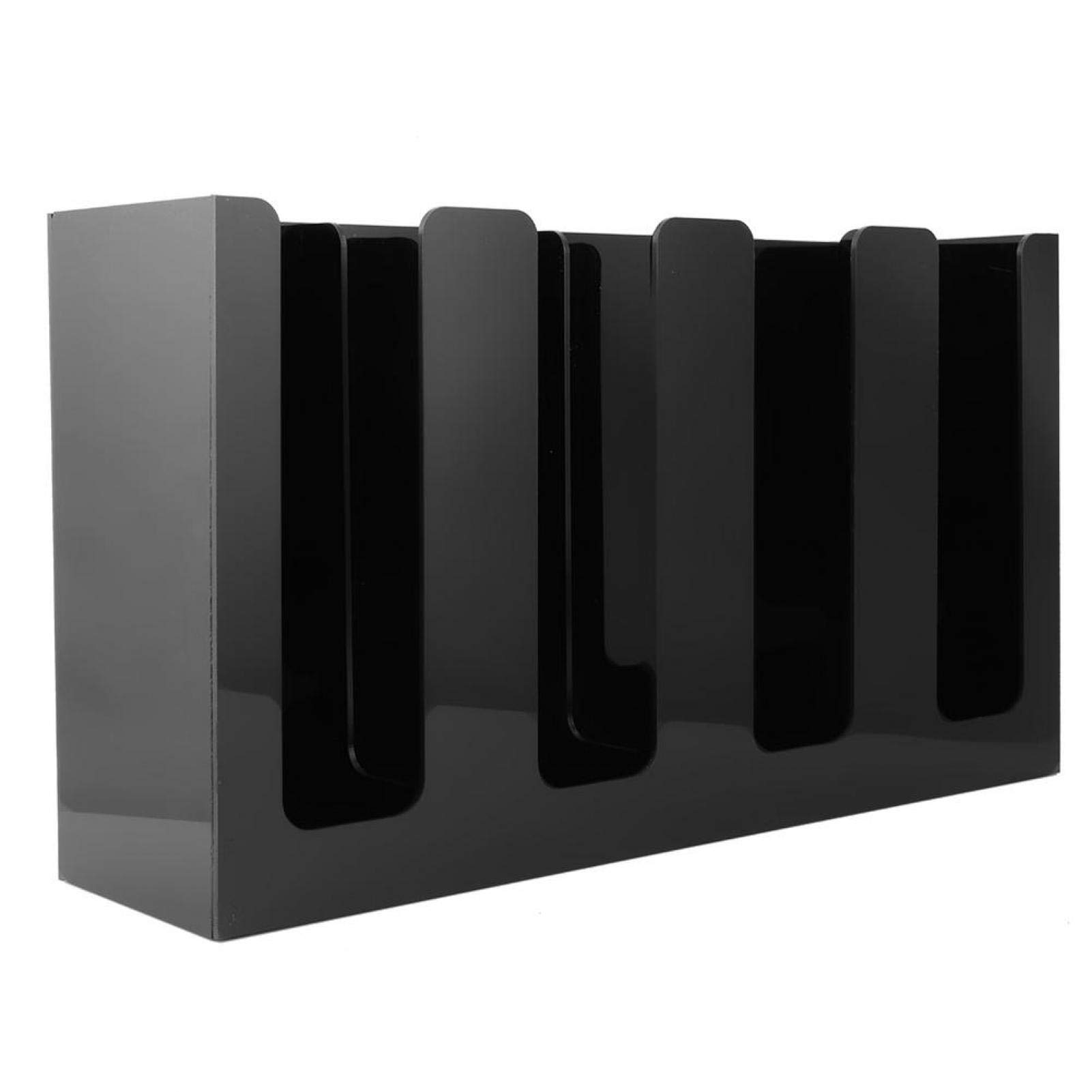 Tomotato 4-Grid Disposable Paper Cup Dispenser - Organizer for Coffee, Milk Tea & Drink Cups - Space Saving Storage Shelf for Home, Cafe, Restaurant & Office Use