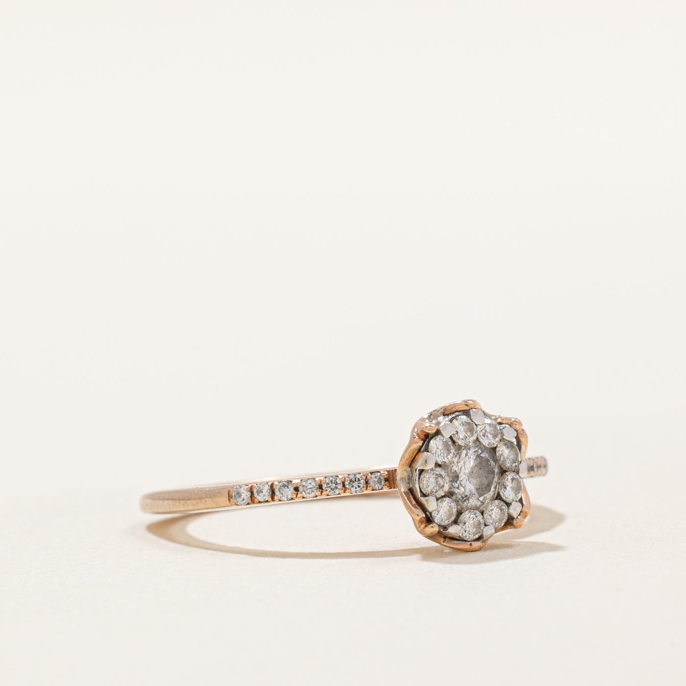 0.36ctw Diamond Cluster Ring Size 7 - Elegant Wedding Band, Anniversary Gift for Her, Perfect for Engagements & Special Occasions