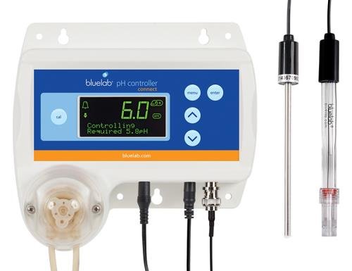 Bluelab pH Controller Connect - Digital pH Monitor for Hydroponics & Aquariums | Perfect for Indoor Gardening, Greenhouse, and Water Quality Testing
