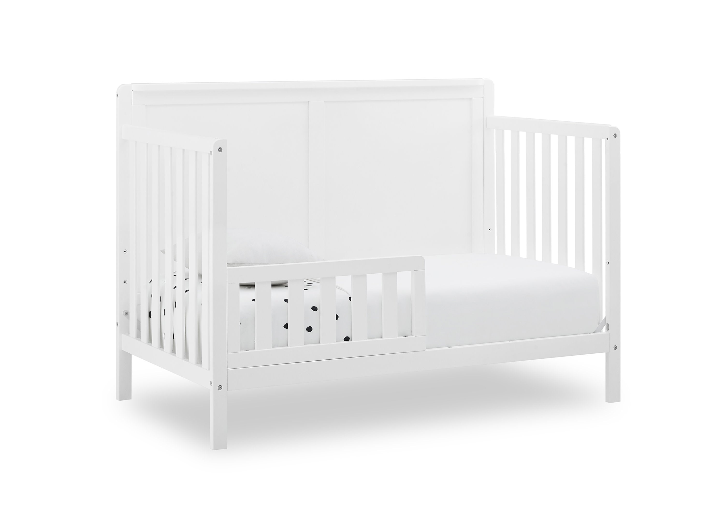 Hartley 6-in-1 Convertible Baby Crib - Toddler Bed & Full-Size Bed Frame - Nursery Furniture for Boys & Girls - Perfect for Newborn to Teen Years