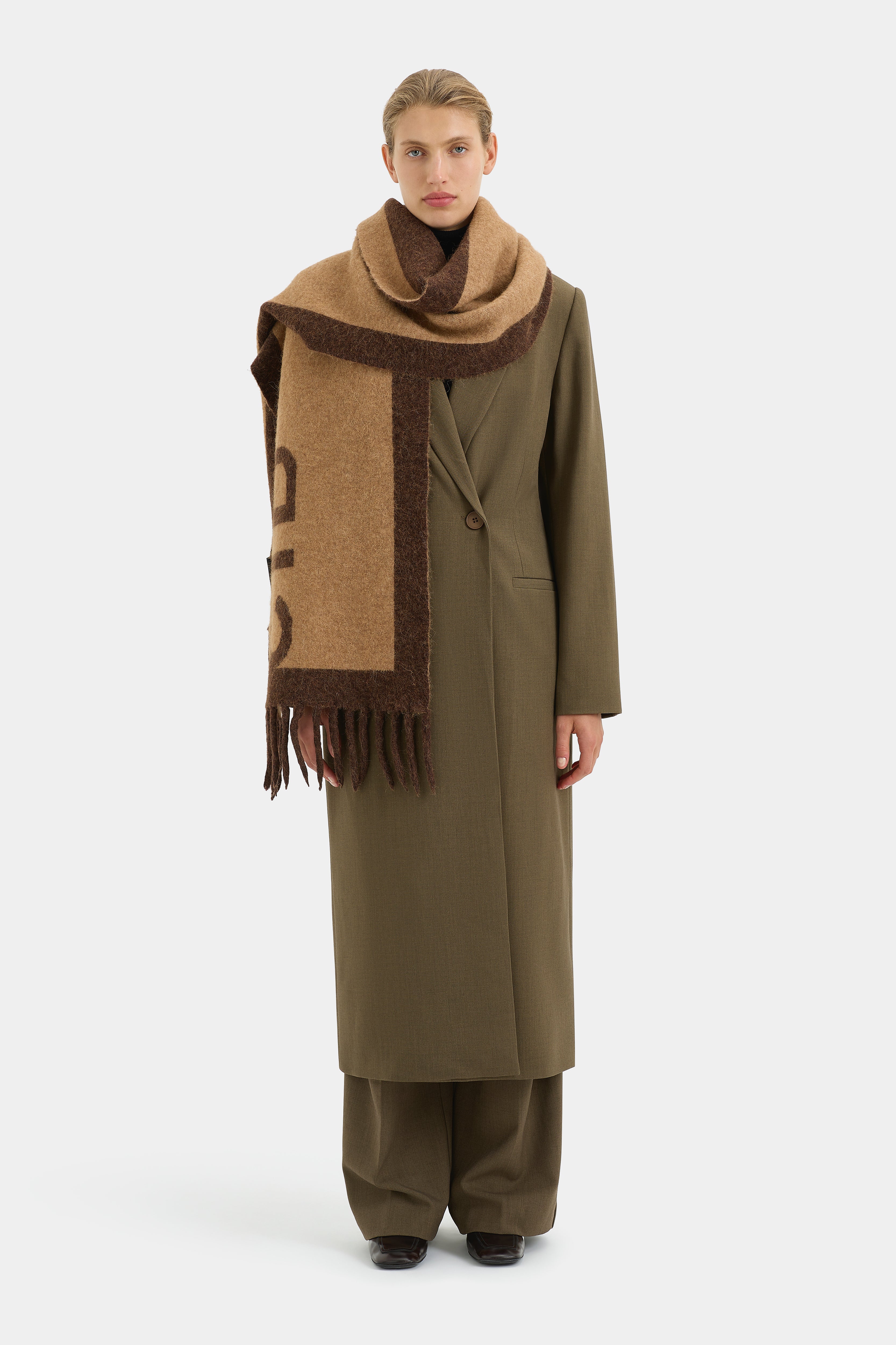 Angelo Chocolate Brown Scarf - Soft & Warm Winter Accessory for Women & Men - Perfect for Cold Weather, Outdoors & Fashion