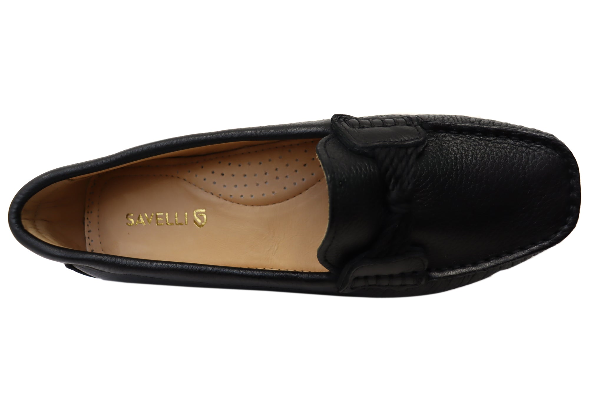 Savelli Erin Women's Comfortable Leather Loafers - Handmade in Brazil - Perfect for Work, Travel & Casual Wear