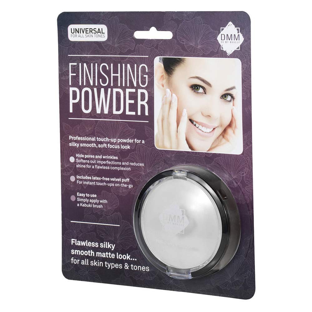 DMM Finishing Setting Pressed Face Powder - Smooth Matte Finish Makeup with Puff | Oil Control & Long-Lasting Wear for Daily Makeup & Photo Shoots