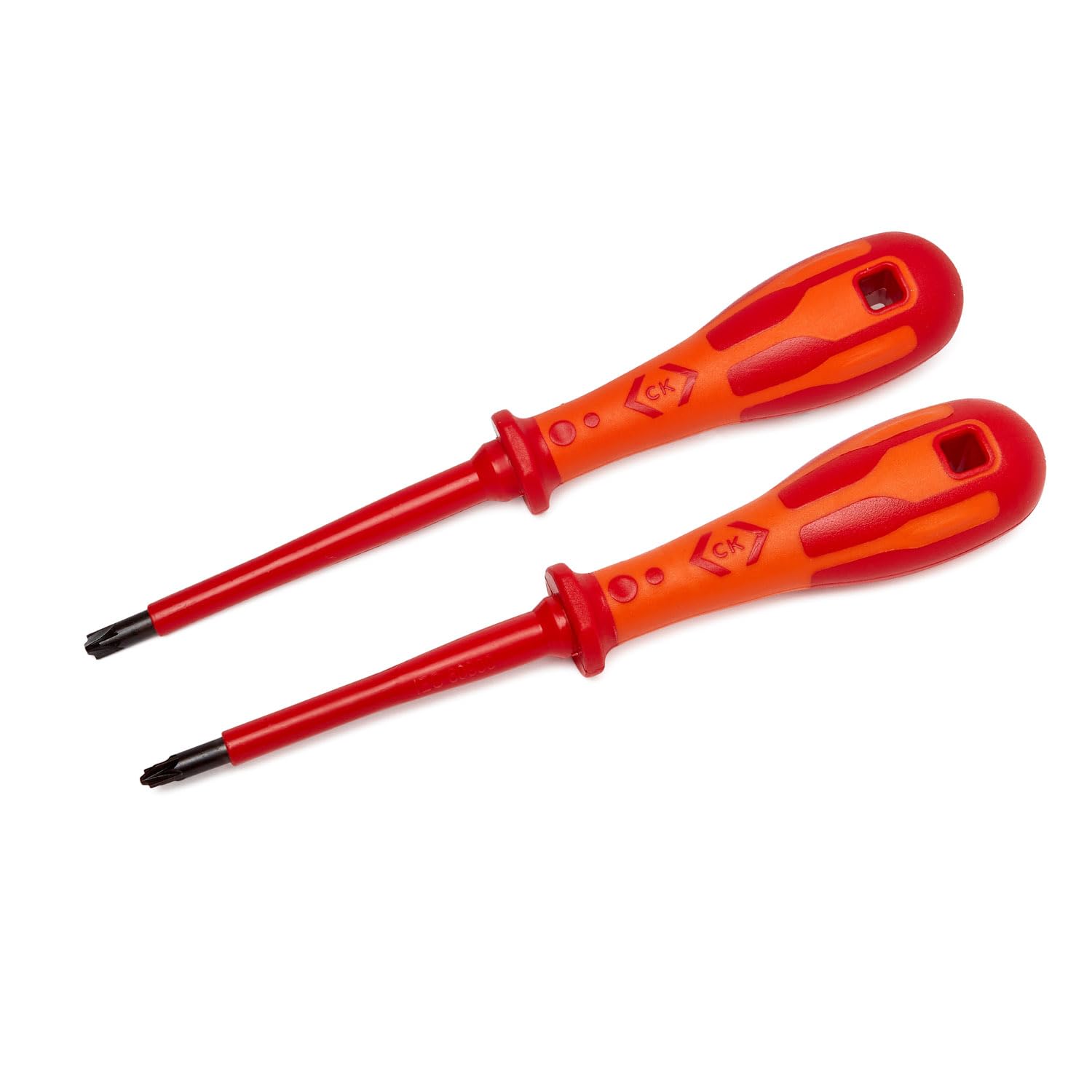 C.K Tools T49146 Dextro VDE Insulated Modulo Screwdriver Set - 2-Piece Professional Screwdriver Kit for Electricians & DIY Home Repairs | Safe for Electrical Work, Appliance Repair & Electronics Maintenance