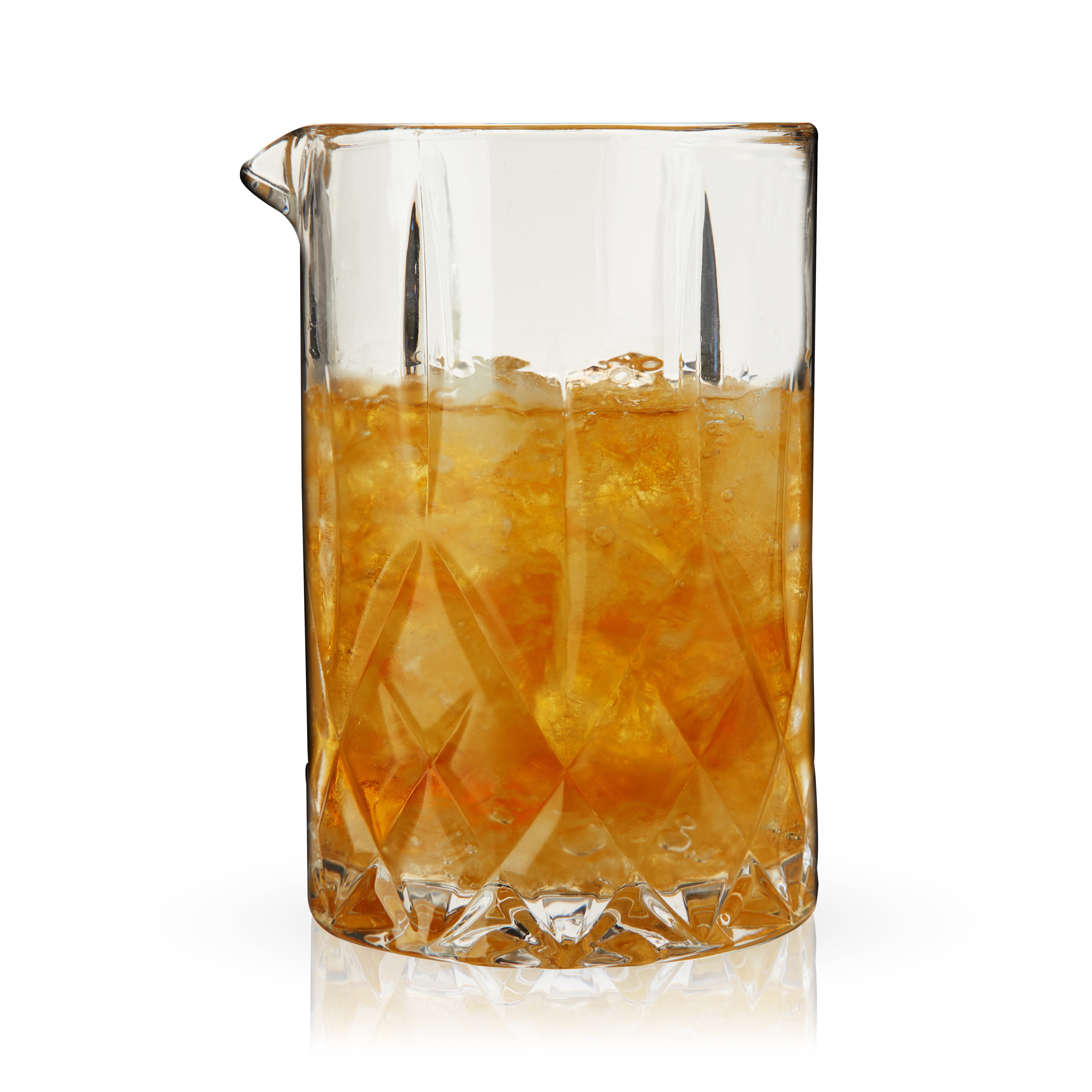 Premium Admiral Crystal Mixing Glass – Heavy Base Barware for Cocktails, Whiskey, and Mixology – Perfect for Home Bars, Professional Bartenders, and Entertaining Guests