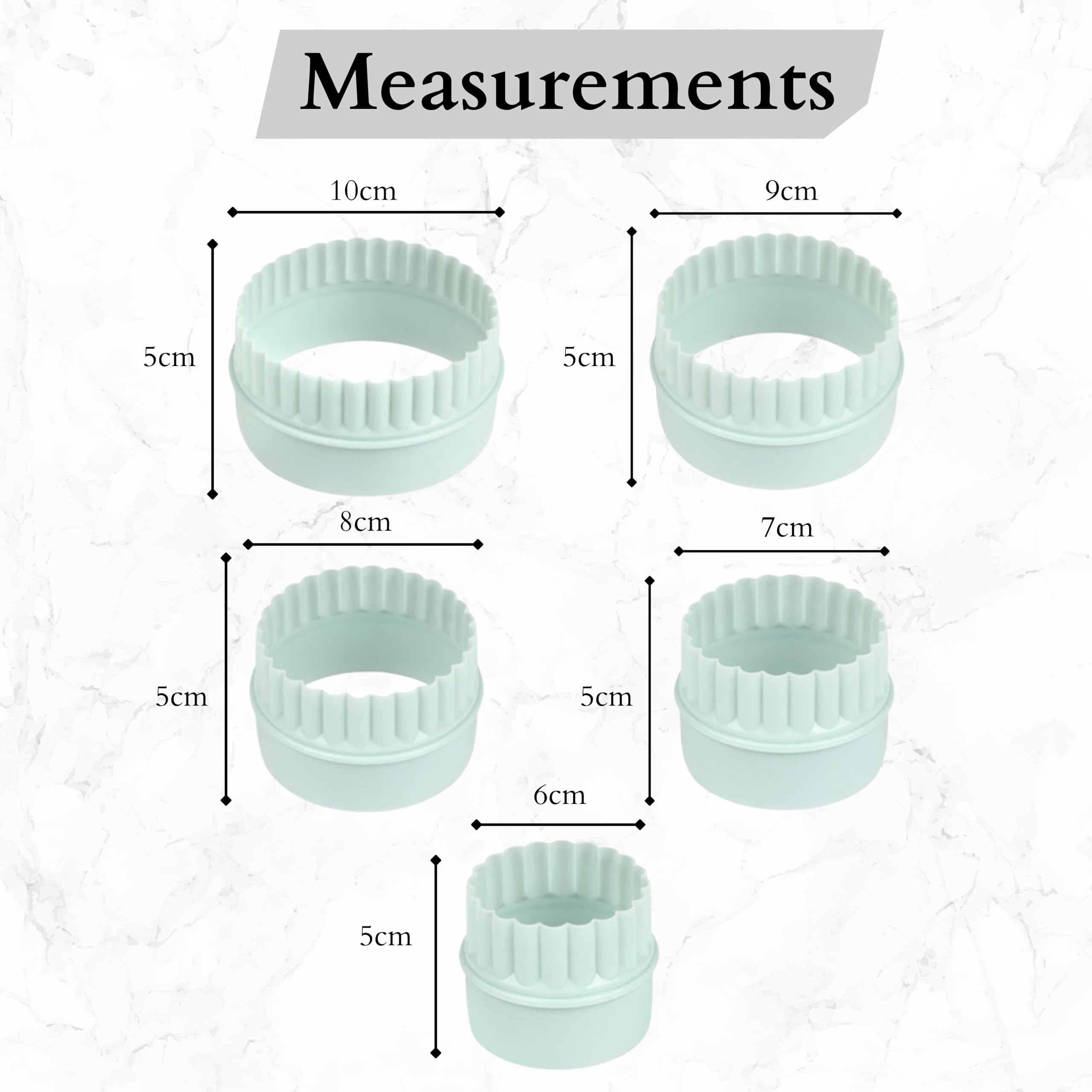 10-Piece Plastic Pyrex Bowl Display Stands for Cinderella Bowls | Stackable Cabinet Organizer | Kitchen Storage Solution for Countertop & Pantry Organization