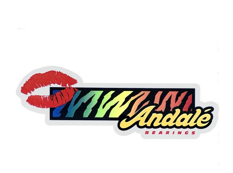 Andalé Kiss Sticker - Waterproof Vinyl Decals for Laptops, Phones, Cars - Perfect for DIY Decor, Gifts & Personalization