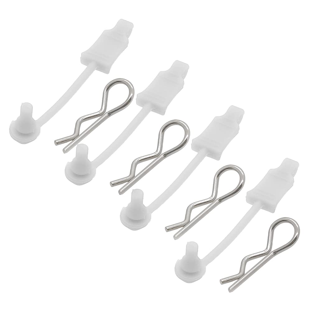 4X Body Clip Retainers for Arrma Typhon, Big Rock, Infraction, Granite & Senton RC Cars - Secure Body Panels for Off-Road Bashing & High-Speed Racing
