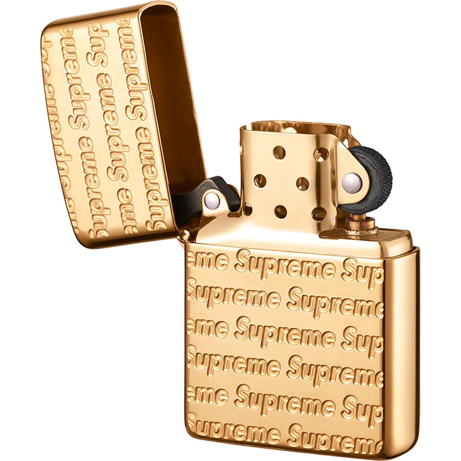 SUPREME 22FW REPEAT ENGRAVED ZIPPO Lighter - Vintage Windproof Metal Lighter for Outdoor Camping, Smoking & Collectibles
