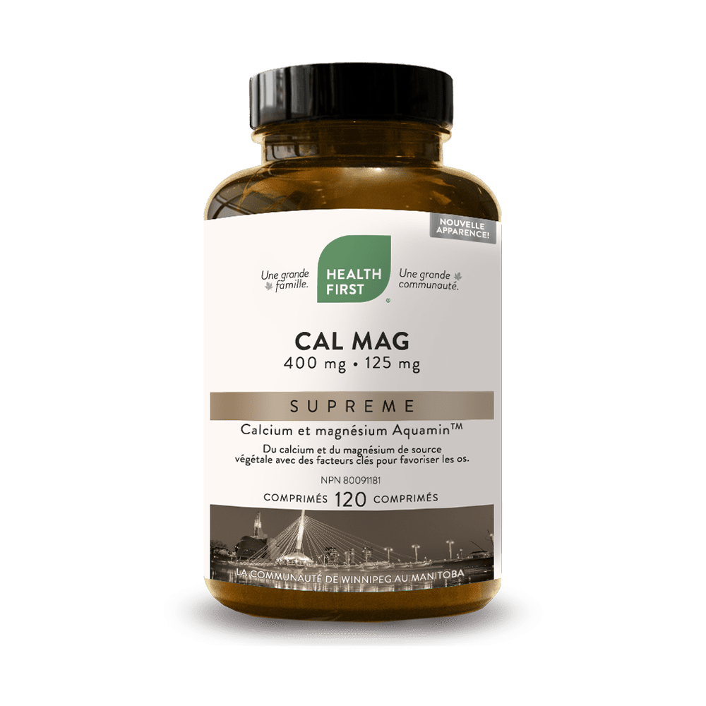Cal Mag Supreme 1 - Premium Calcium Magnesium Supplement for Bone & Muscle Health - Supports Heart Function & Stress Relief - Ideal for Athletes, Seniors & Active Lifestyles