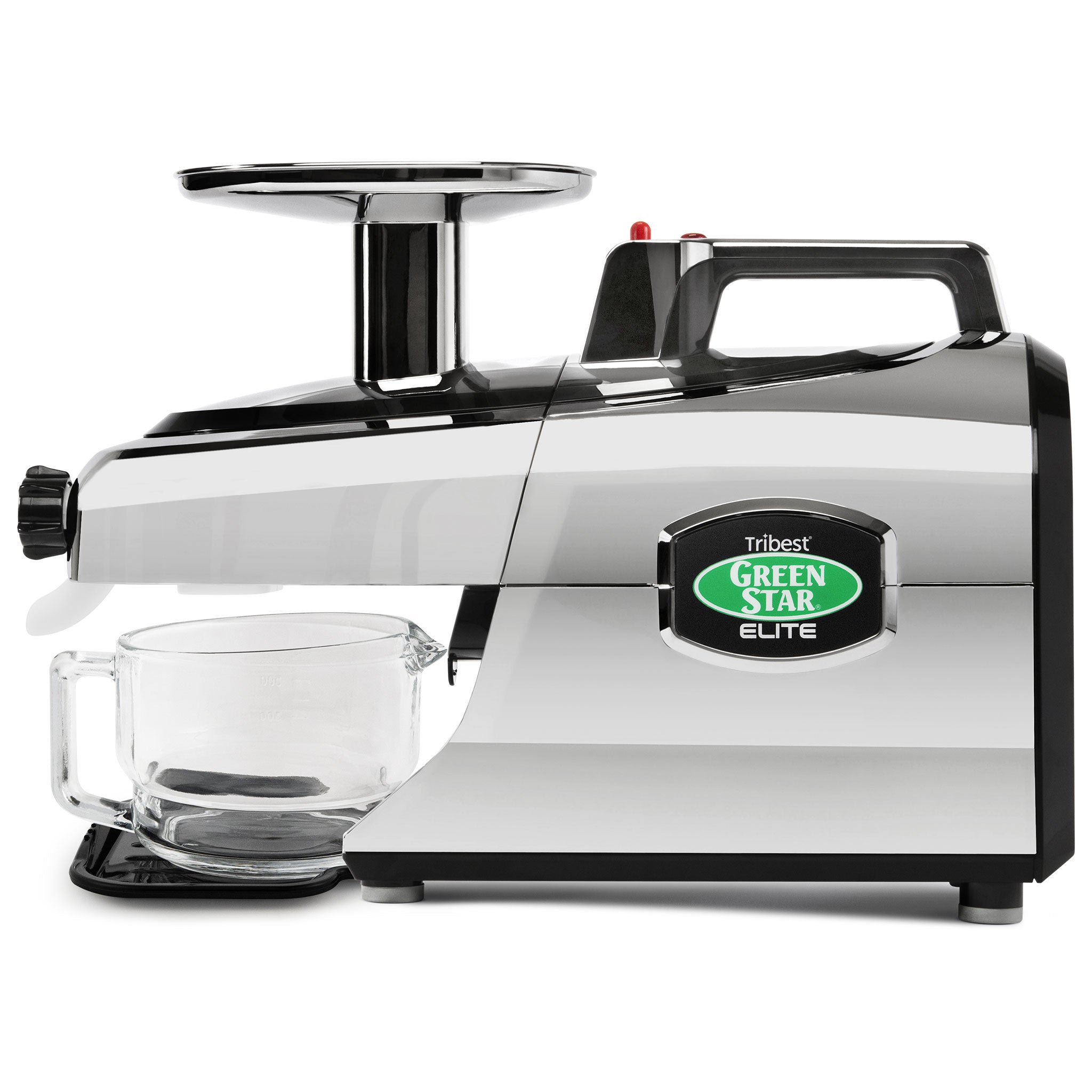 Greenstar® Elite Certified Refurbished Jumbo Twin Gear Slow Masticating Juicer - Cold Press Juice Extractor for Fruits, Vegetables & Leafy Greens - Perfect for Healthy Juicing at Home, Gym or Office