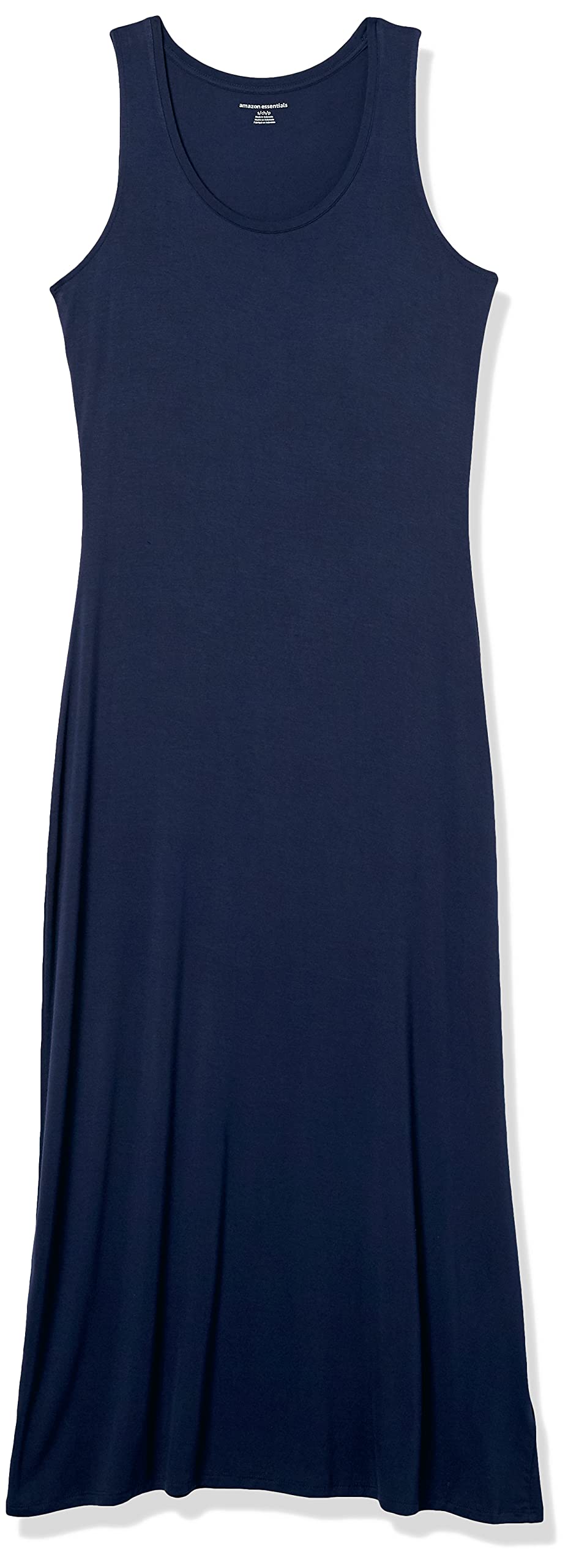 Amazon Essentials Women's Tank Maxi Dress - Flowy Summer Casual Dress with Pockets, Plus Size Options | Perfect for Beach, Vacation & Everyday Wear