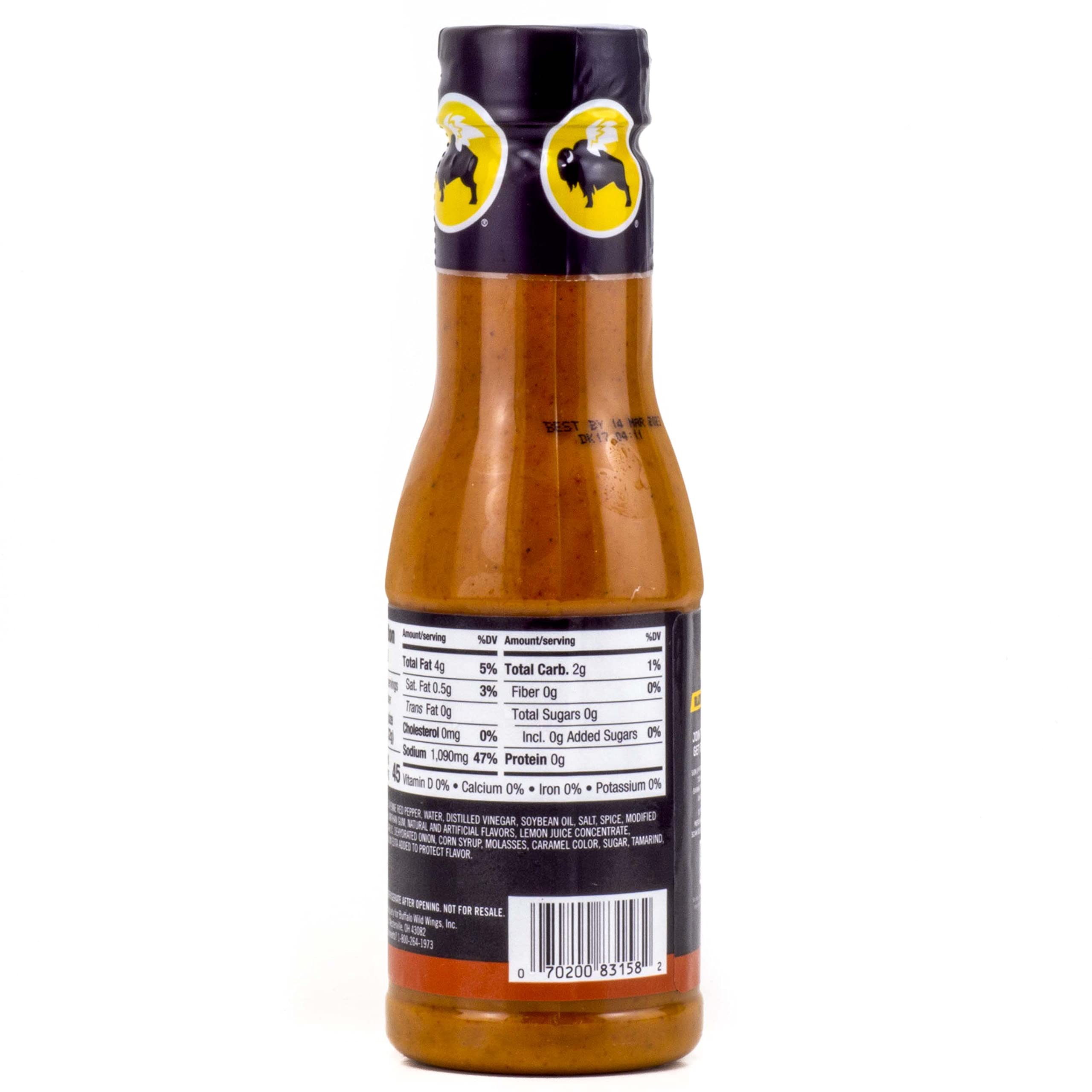 Buffalo Wild Wings Hot Sauce - 12oz Bottle (Pack of 3) | Spicy Wing Sauce for Chicken Wings, Burgers & Nachos | Restaurant Style Heat for Game Day & Parties