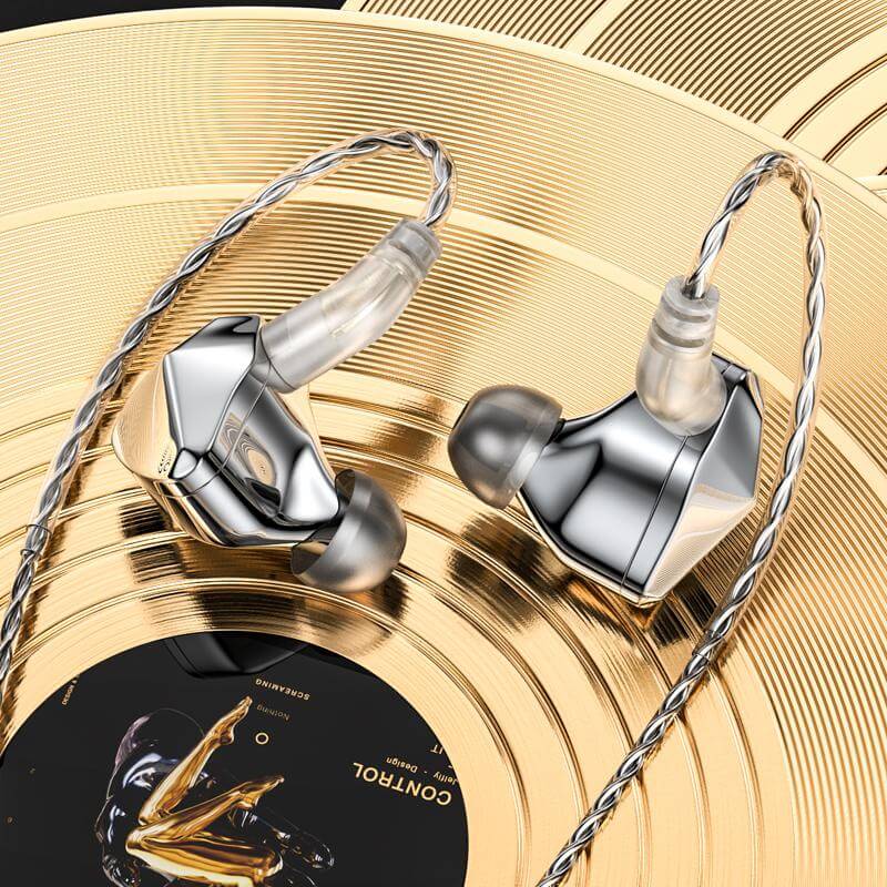 BLON BL07 10mm Single Dynamic Driver In-Ear Earphones with Fiber Diaphragm - HiFi Sound for Music Lovers, Audiophiles & Daily Commute